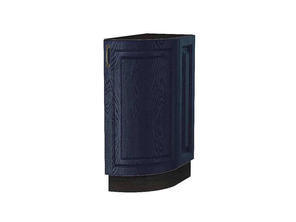 Шкаф нижний торцевой радиусный Ницца, цвет: Дуб синий Шкаф нижний торцевой радиусный Ницца, цвет: Дуб синий