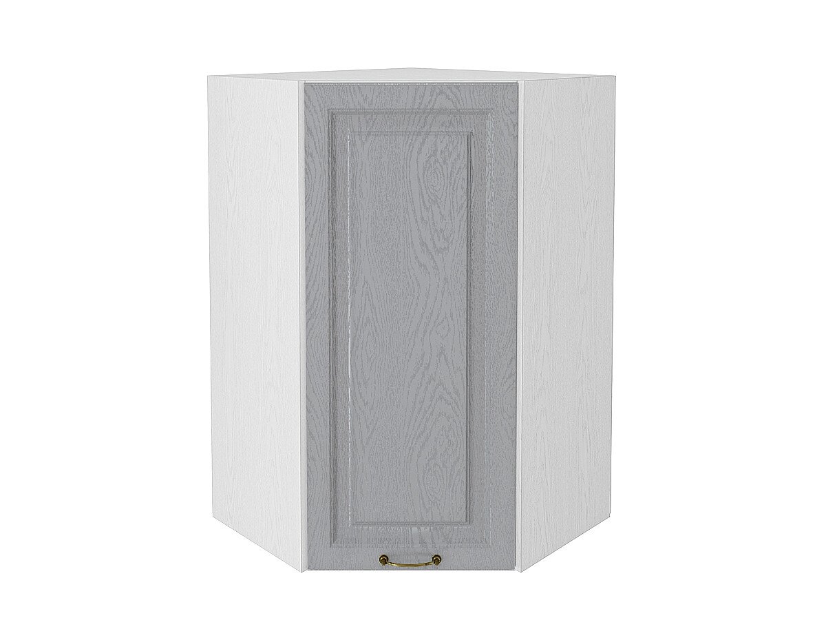 Шкаф верхний угловой Ницца, цвет: Дуб серый Шкаф верхний угловой Ницца, цвет: Дуб серый