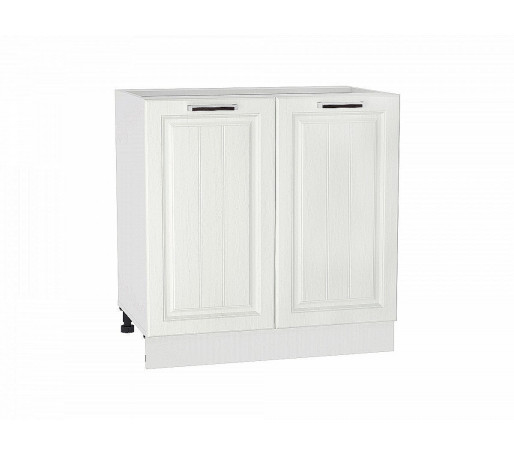 Шкаф нижний с 2-мя дверцами Прага, цвет: Белое дерево