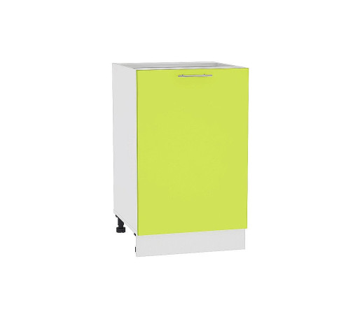 Шкаф нижний с 1-ой дверцей Валерия-М, цвет: Лайм глянец