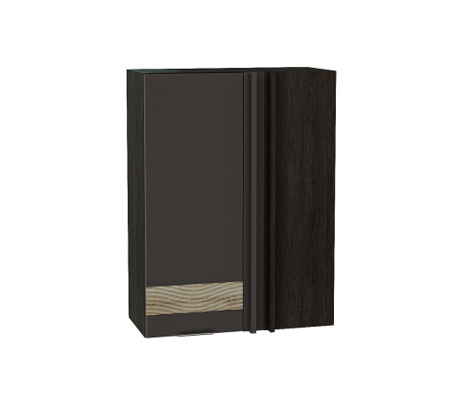 Шкаф верхний прямой угловой Терра DL, цвет: Смоки Софт