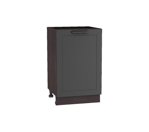 Шкаф нижний с 1-ой дверцей Глетчер, цвет: Маренго Силк