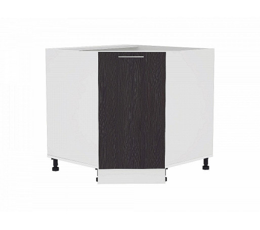 Шкаф нижний угловой (трапеция) Валерия-М, цвет: Венге