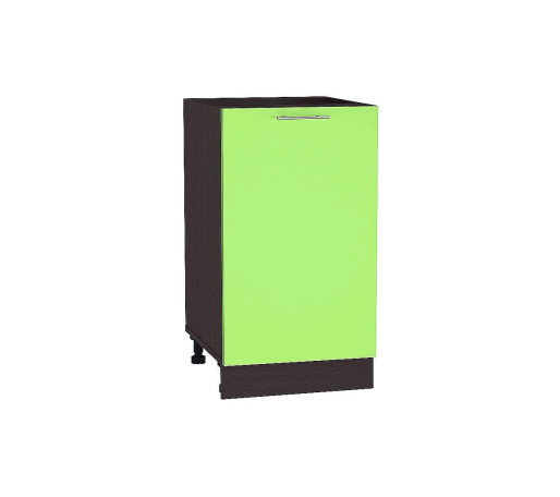 Шкаф нижний с 1-ой дверцей Валерия-М, цвет: Салатовый глянец