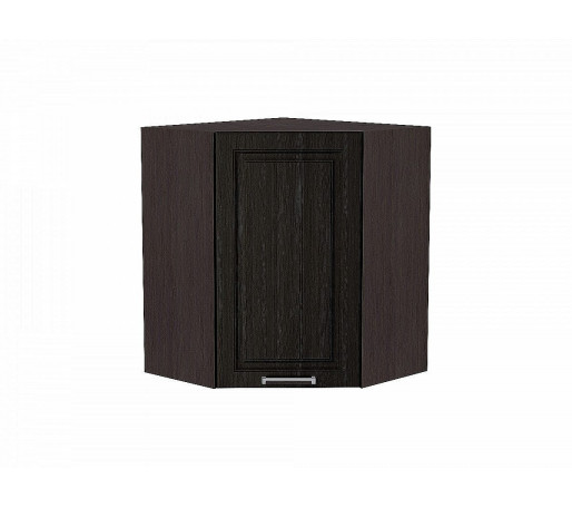 Шкаф верхний угловой Прага, цвет: Венге Премиум