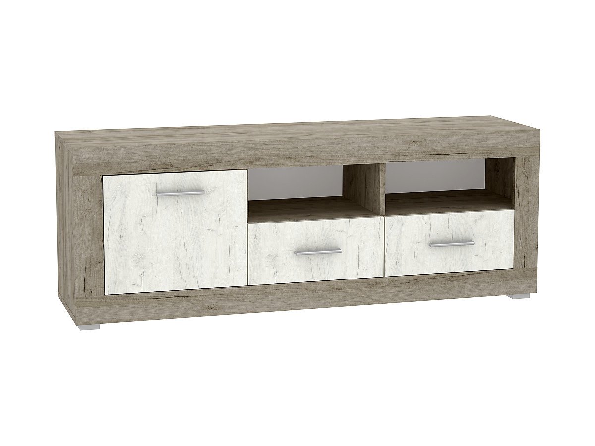 Тумба под ТВ Модерн ТБ-403, цвет: Дуб белый Тумба под ТВ Модерн ТБ-403, цвет: Дуб белый