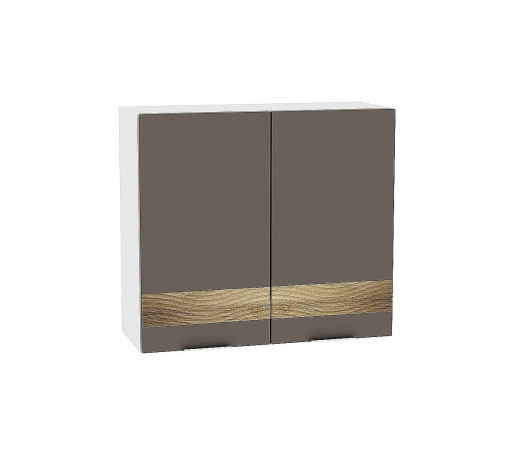 Шкаф верхний с 2-мя дверцами Терра D, цвет: Смоки Софт