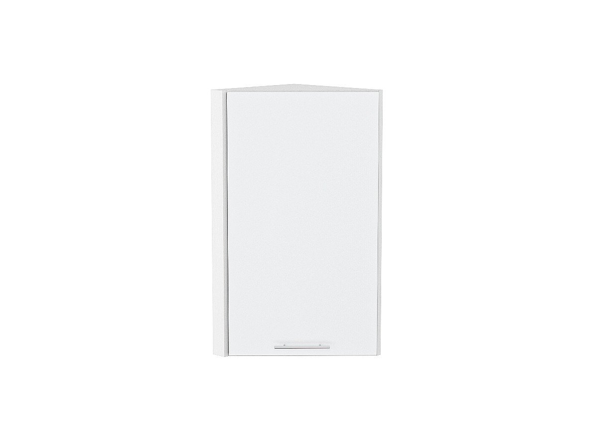 Шкаф верхний торцевой Валерия-М, цвет: Белый глянец Шкаф верхний торцевой Валерия-М, цвет: Белый глянец