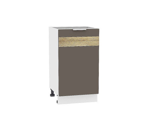 Шкаф нижний с 1-ой дверцей Терра DL, цвет: Смоки Софт