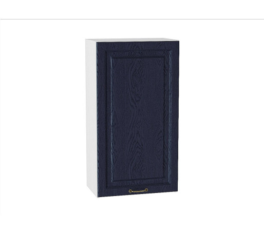 Шкаф верхний с 1-ой дверцей Ницца, цвет: Дуб синий