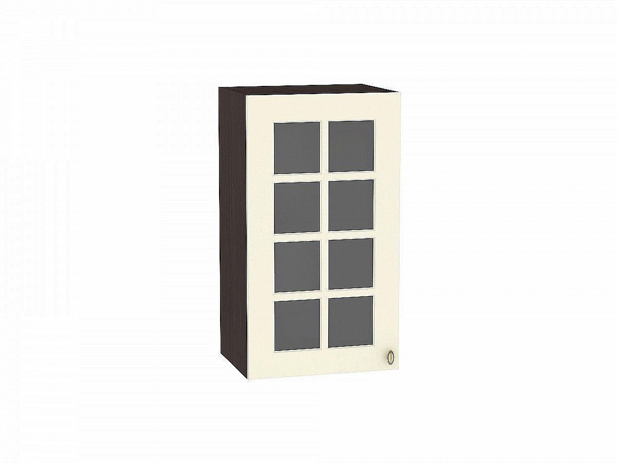 Шкаф верхний с 1-ой остекленной дверцей Прованс, цвет: Ваниль Шкаф верхний с 1-ой остекленной дверцей Прованс, цвет: Ваниль