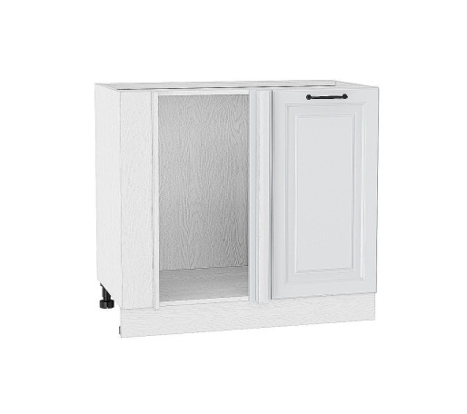 Шкаф нижний угловой Ницца, цвет: Blanco