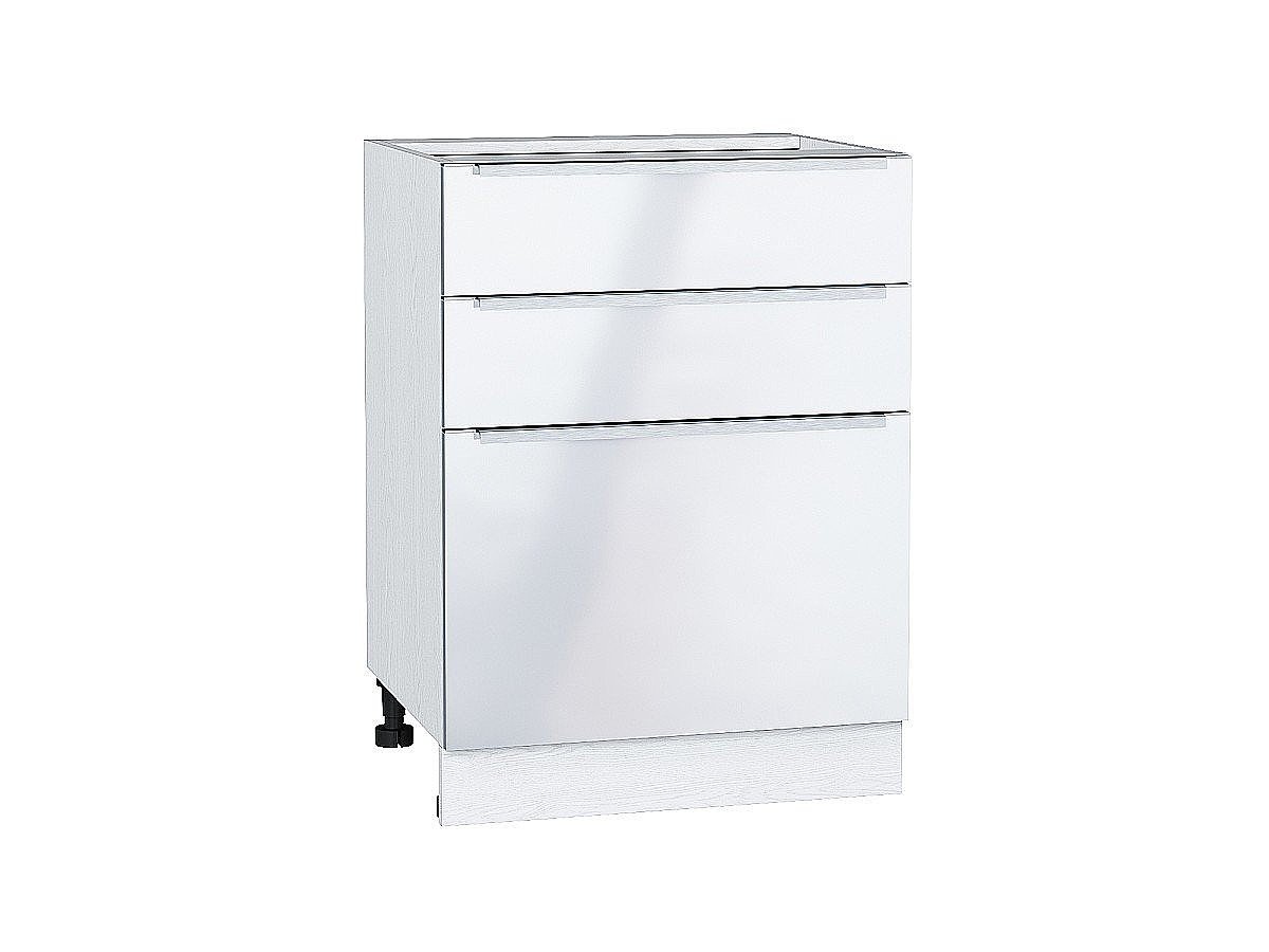 Шкаф нижний с 3-мя ящиками Фьюжн, цвет: Angel Шкаф нижний с 3-мя ящиками Фьюжн, цвет: Angel