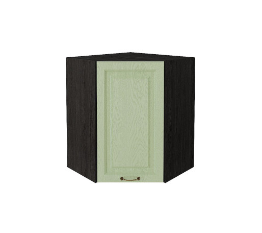 Шкаф верхний угловой Ницца, цвет: Дуб оливковый