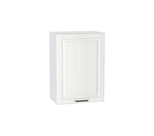 Шкаф верхний с 1-ой дверцей Прага, цвет: Белое дерево