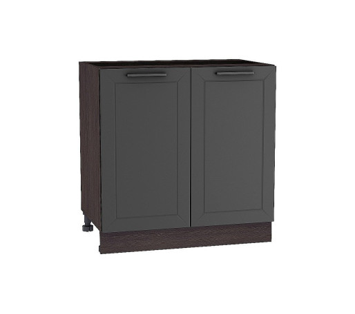 Шкаф нижний с 2-мя дверцами Глетчер, цвет: Маренго Силк