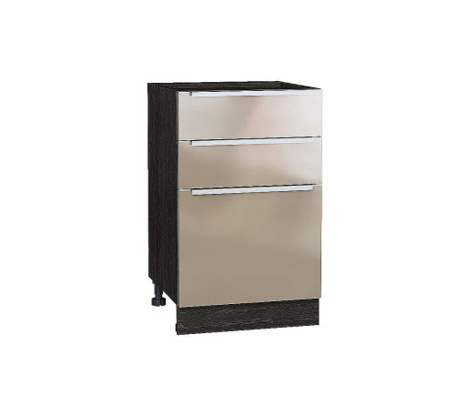 Шкаф нижний с 3-мя ящиками Фьюжн, цвет: Gallant