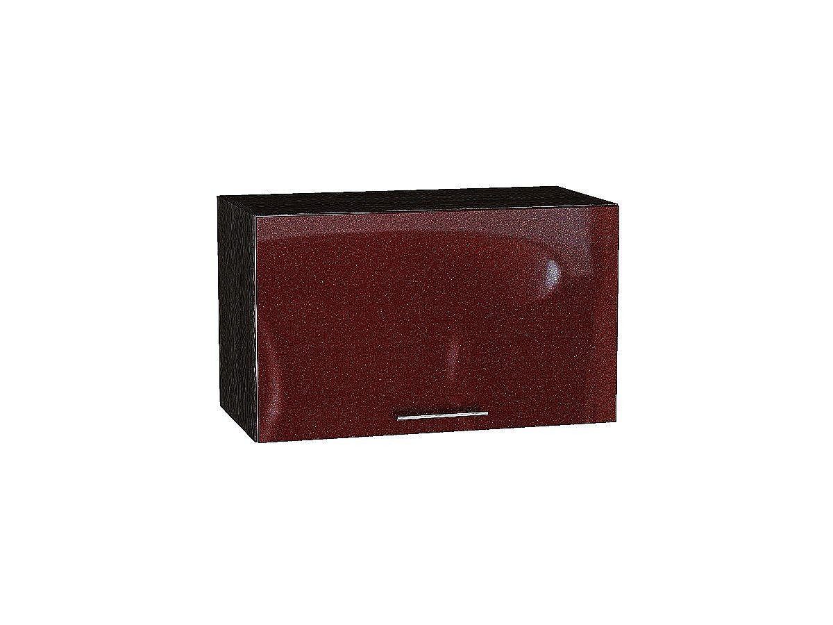 Шкаф верхний горизонтальный Валерия-М, цвет: Гранатовый металлик Шкаф верхний горизонтальный Валерия-М, цвет: Гранатовый металлик