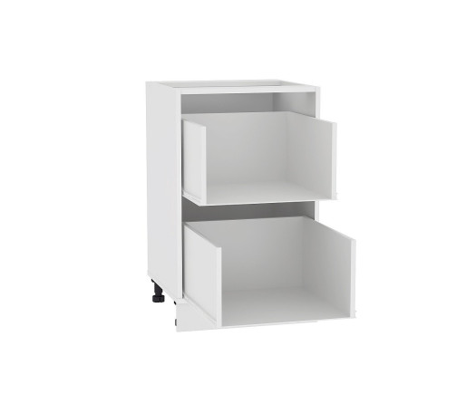 Каркас нижнего шкафа с 2-мя ящиками Н 502, цвет: Белый