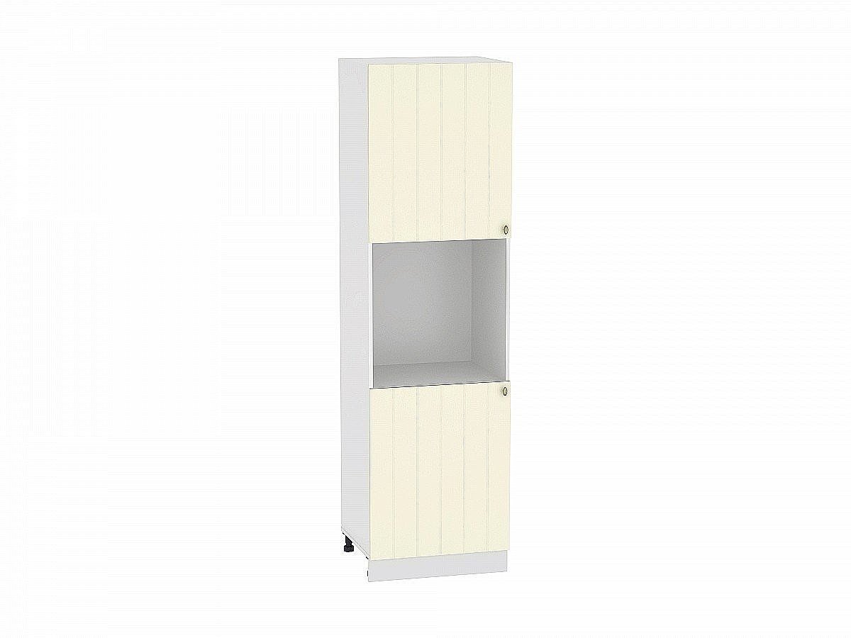 Шкаф пенал с 2-мя дверцами под технику Прованс, цвет: Ваниль Шкаф пенал с 2-мя дверцами под технику Прованс, цвет: Ваниль