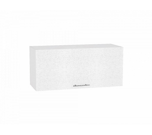 Шкаф верхний горизонтальный Валерия-М, цвет: Белый металлик