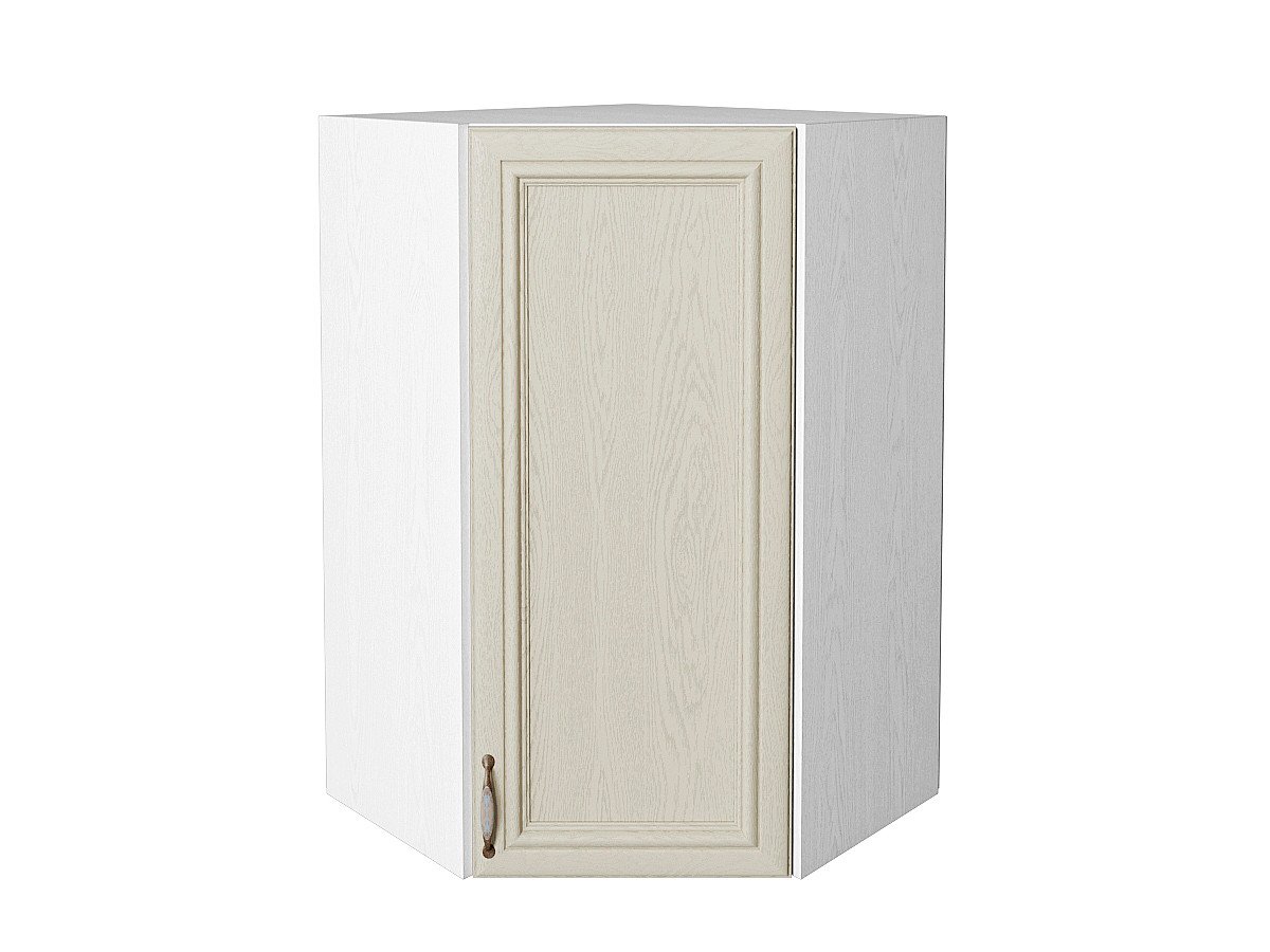 Шкаф верхний угловой Шале, цвет: Ivory Шкаф верхний угловой Шале, цвет: Ivory