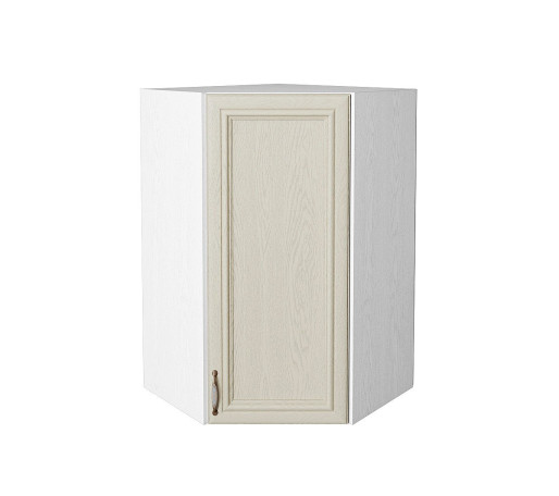 Шкаф верхний угловой Шале, цвет: Ivory