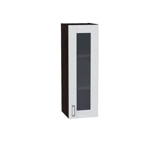 Шкаф верхний с 1-ой остекленной дверцей Лофт, цвет: Snow Veralinga