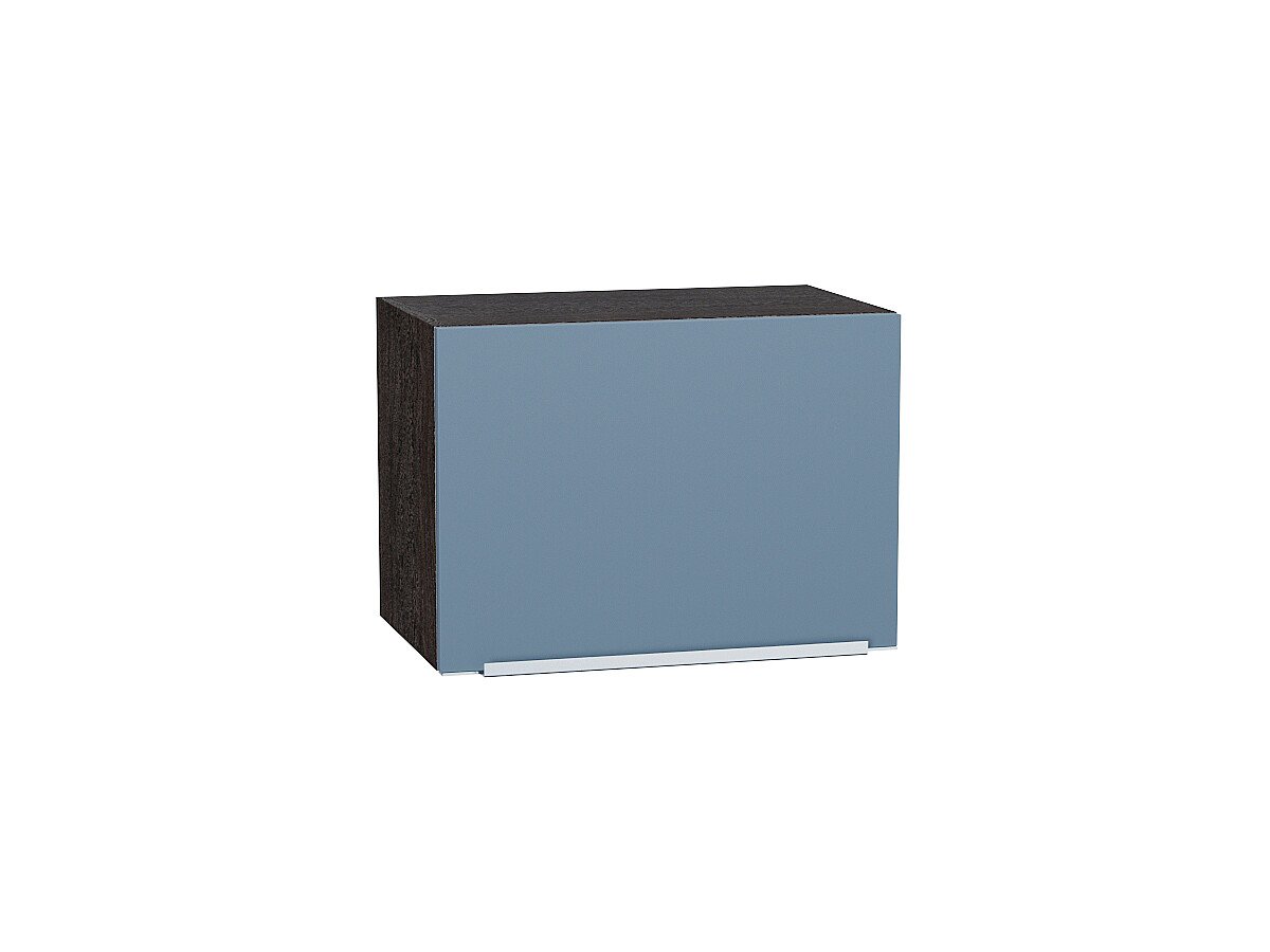 Шкаф верхний горизонтальный Фьюжн, цвет: Silky Blue Шкаф верхний горизонтальный Фьюжн, цвет: Silky Blue