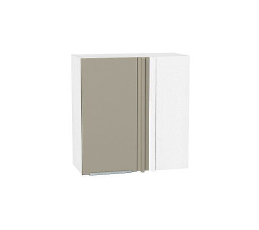 Шкаф верхний прямой угловой Фьюжн, цвет: Silky Grey