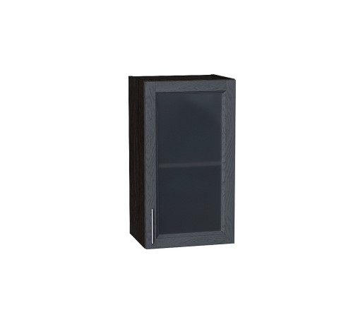 Шкаф верхний с 1-ой остекленной дверцей Сканди, цвет: Graphite Softwood