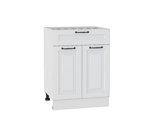 Шкаф нижний с 2-мя дверцами и ящиком Ницца, цвет: Blanco