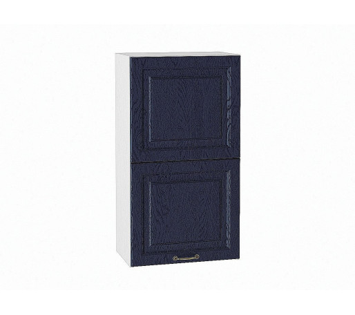Шкаф верхний горизонтальный с подъемным механизмом Ницца, цвет: Дуб синий