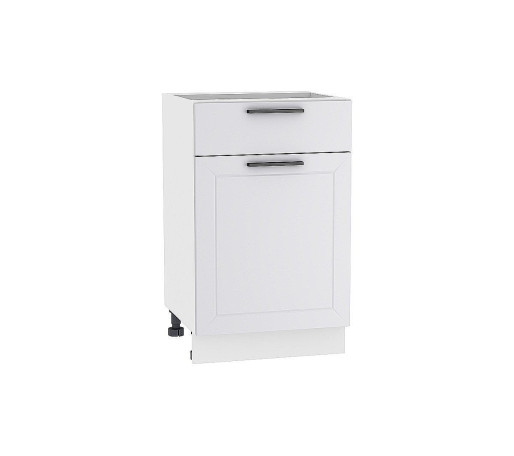 Шкаф нижний с 1-ой дверцей и ящиком Глетчер, цвет: Гейнсборо Силк