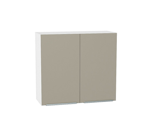 Шкаф верхний с 2-мя дверцами Фьюжн, цвет: Silky Grey