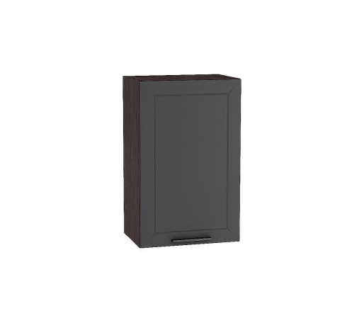 Шкаф верхний с 1-ой дверцей Глетчер, цвет: Маренго Силк