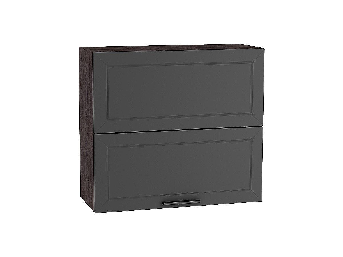 Шкаф верхний горизонтальный с подъемным механизмом Глетчер, цвет: Маренго Силк Шкаф верхний горизонтальный с подъемным механизмом Глетчер, цвет: Маренго Силк