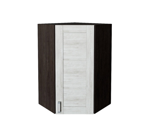 Шкаф верхний угловой Лофт, цвет: Nordic Oak