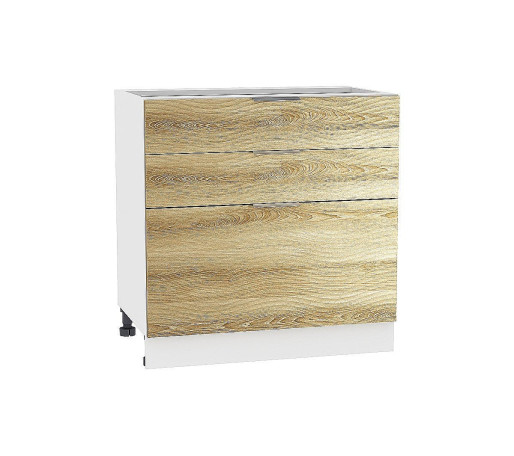 Шкаф нижний с 3-мя ящиками Терра W, цвет: Ель Карпатская