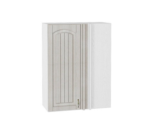 Шкаф верхний прямой угловой Верона L, цвет: Ясень золото