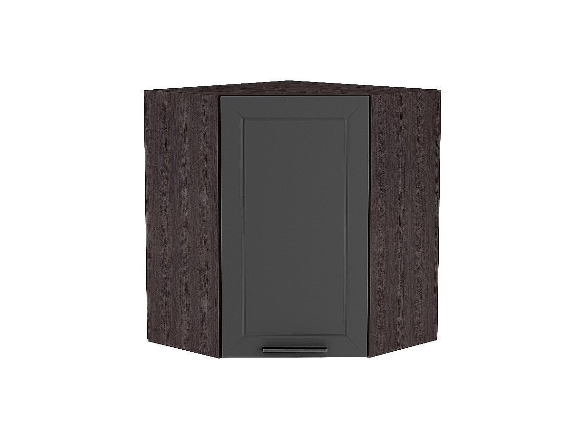 Шкаф верхний угловой Глетчер, цвет: Маренго Силк Шкаф верхний угловой Глетчер, цвет: Маренго Силк