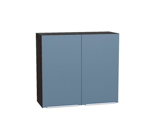 Шкаф верхний с 2-мя дверцами Фьюжн, цвет: Silky Blue