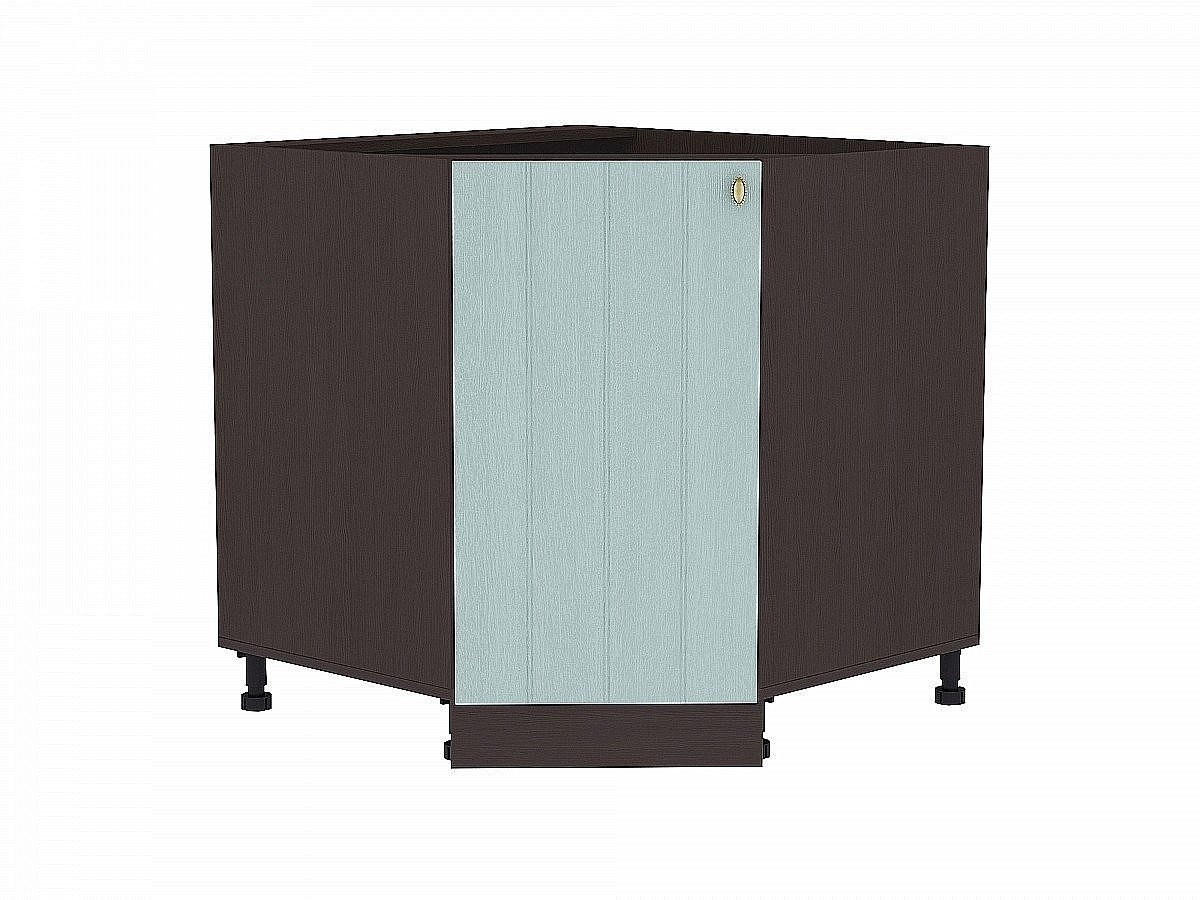 Шкаф нижний угловой (трапеция) Прованс, цвет: Голубой Шкаф нижний угловой (трапеция) Прованс, цвет: Голубой