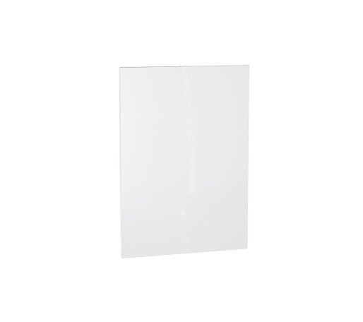 Торцевой фасад Валерия-М для нижнего шкафа Ф-94, цвет: Белый металлик