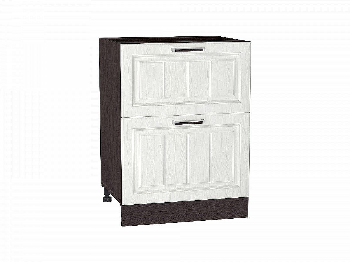 Шкаф нижний с 2-мя ящиками Прага, цвет: Белое дерево Шкаф нижний с 2-мя ящиками Прага, цвет: Белое дерево