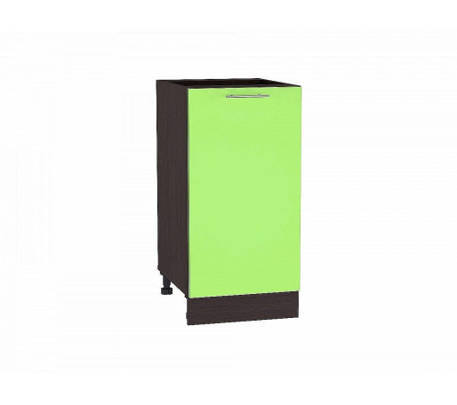 Шкаф нижний с 1-ой дверцей Валерия-М, цвет: Салатовый глянец