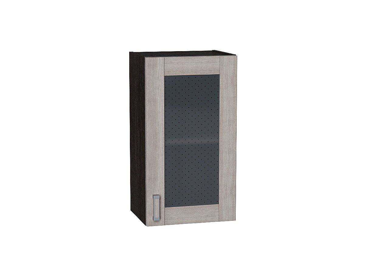 Шкаф верхний с 1-ой остекленной дверцей Лофт, цвет: Cappuccino Veralinga Шкаф верхний с 1-ой остекленной дверцей Лофт, цвет: Cappuccino Veralinga