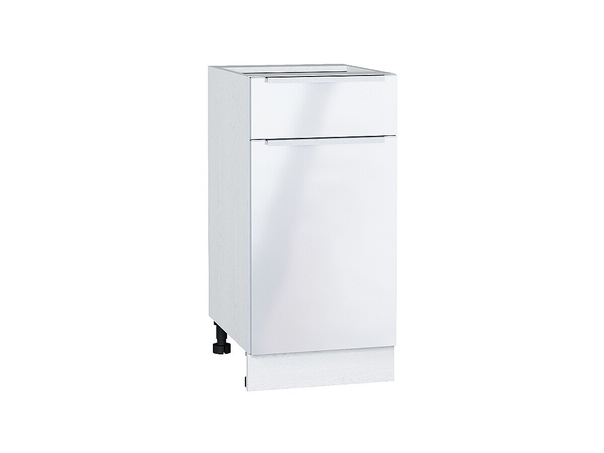 Шкаф нижний с 1-ой дверцей и ящиком Фьюжн, цвет: Angel Шкаф нижний с 1-ой дверцей и ящиком Фьюжн, цвет: Angel