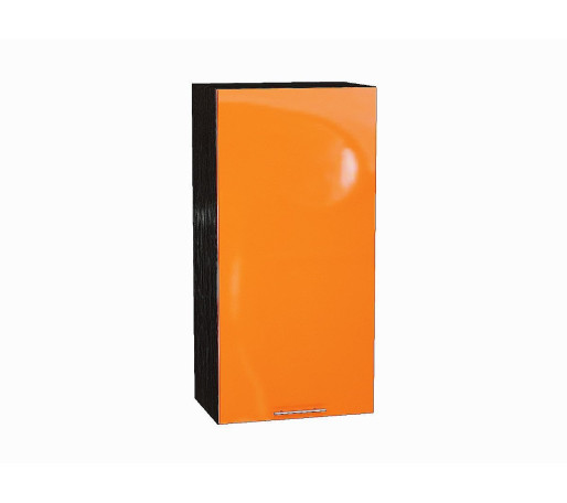 Шкаф верхний с 1-ой дверцей Валерия-М, цвет: Оранжевый глянец