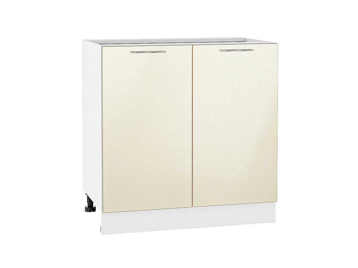 Шкаф нижний с 2-мя дверцами Валерия-М, цвет: Бежевый металлик Шкаф нижний с 2-мя дверцами Валерия-М, цвет: Бежевый металлик
